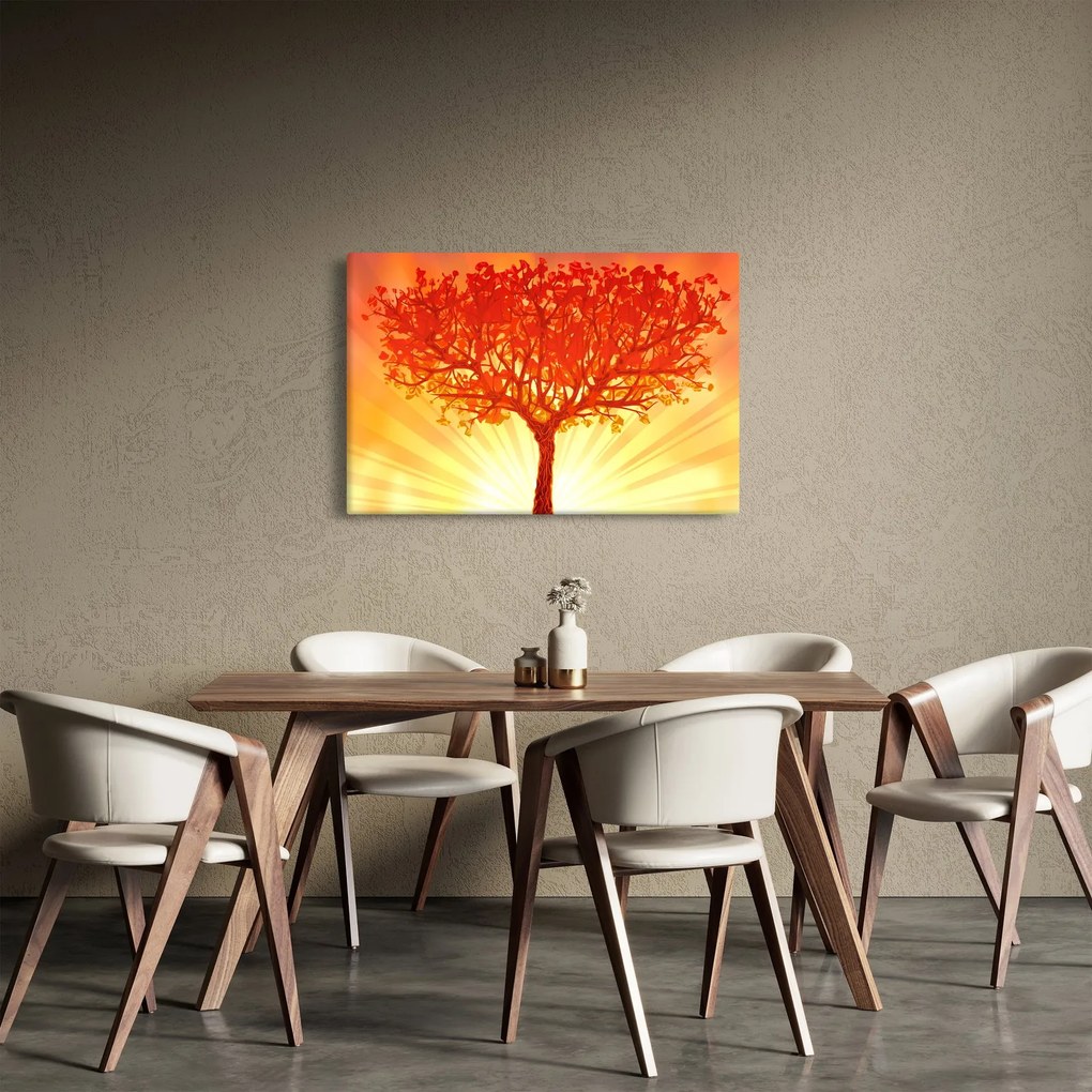 Kép - Fa a nap ragyogásában (90x60 cm)