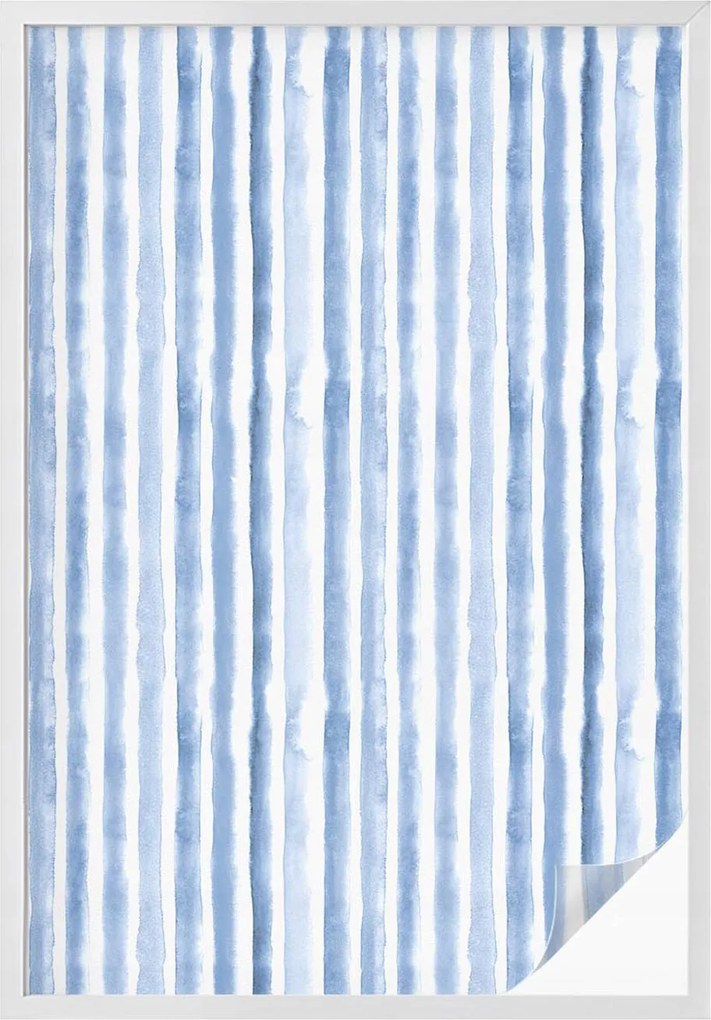 Szélvédőfólia Ablakvédő Adatvédelem Kék csíkos 100x146 cm