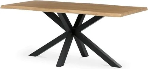 Étkezőaszta Autronic 180x90 cm barna MDF HT-F4618 OAK