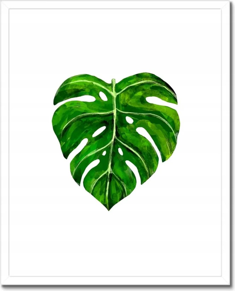 Poszterek keretben 40x50 Modern levél motívum