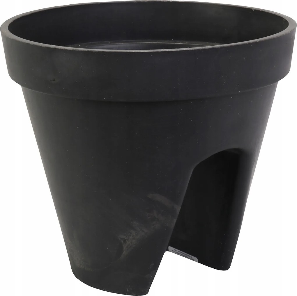 Sötét Virágtartó korlátra Erkély Goliat