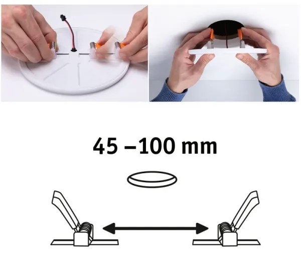 Paulmann 92391 - LED/8,5W IP44 Fürdőszobai beépíthetó lámpa VARIFIT 230V