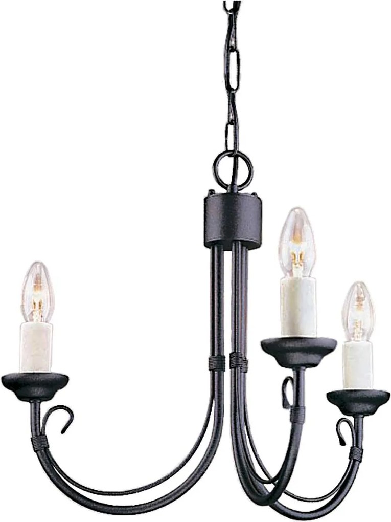 Elstead klasszikus csillár chartwell fekete elsch3-black