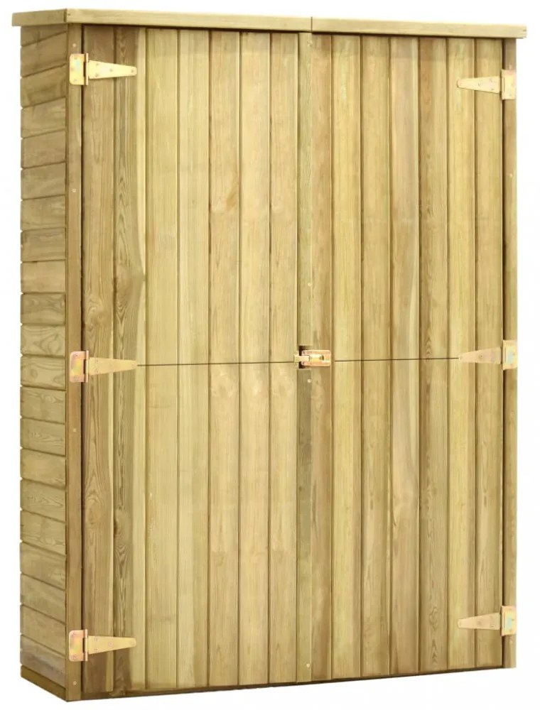 kerti impregnált fenyőfa szerszámoskamra 123 x 50 x 171 cm