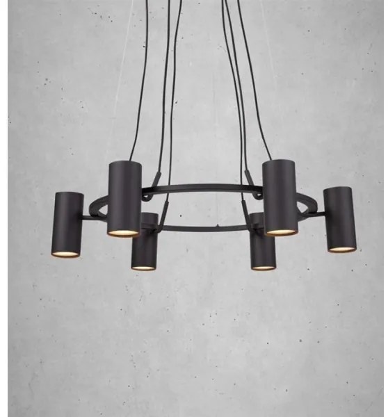 Markslöjd 107357 - Csillár zsinóron PORTO 6xGU10/12W/230V