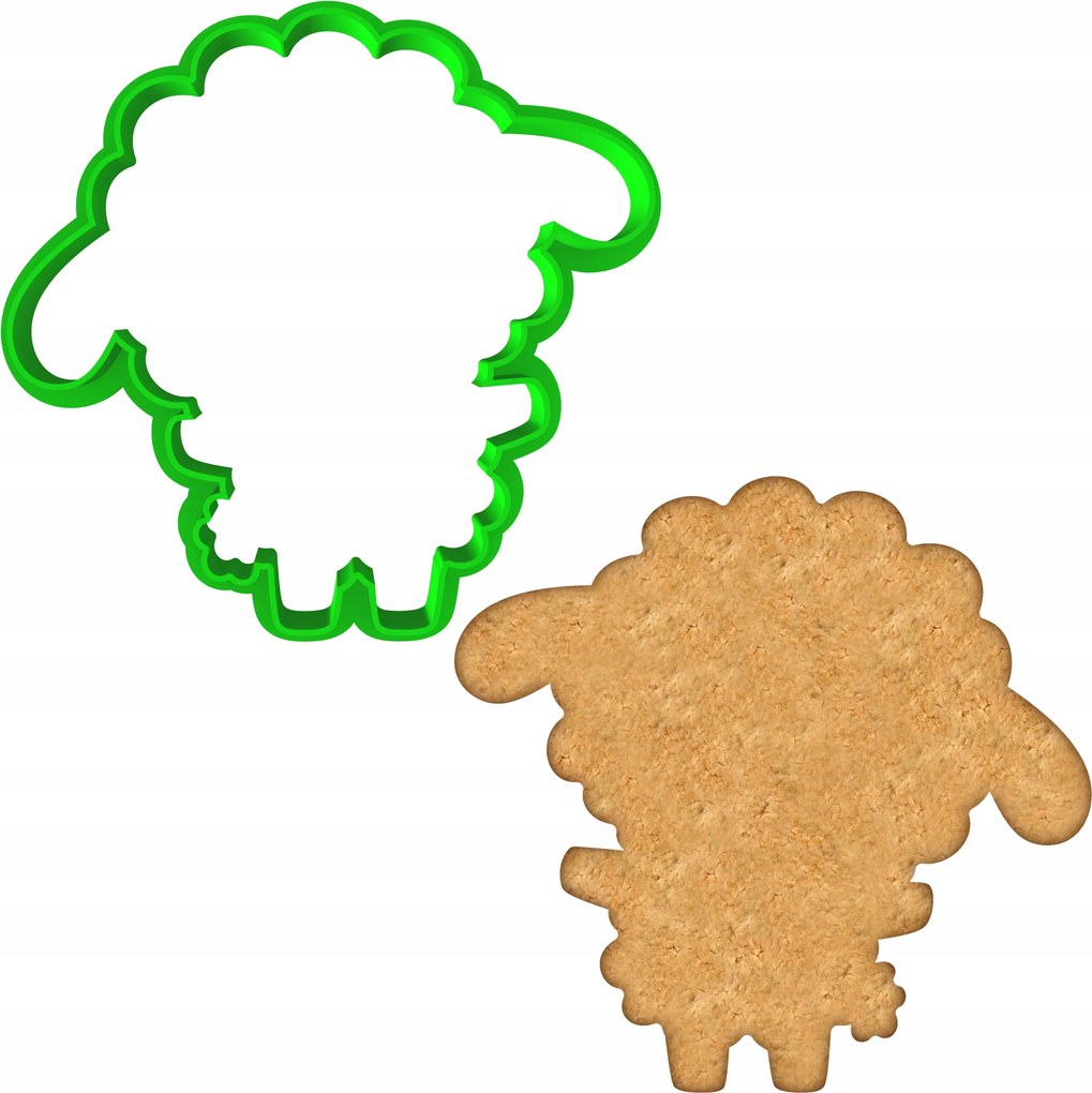 Húsvéti Forma Mézeskalács lyukasztó Húsvéti Bárány 8cm