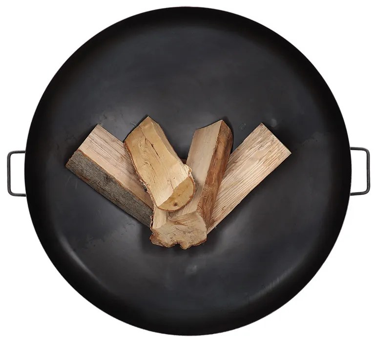 Fém tűzrakó tál, 80 cm átmérőjű