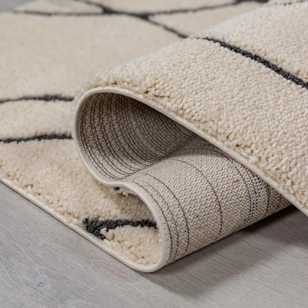 Krémszínű szőnyeg 160x230 cm Flow – Flair Rugs