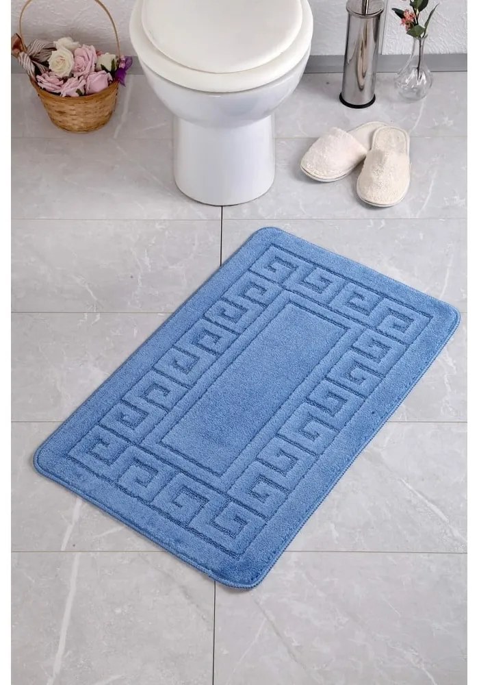Kék fürdőszobai kilépő 50x70 cm Ethnic – Foutastic