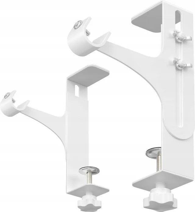 Függönykarnis tartó fúrás nélkül 14-25cm Redőnyhöz Rögzíthető Fehér Jockcaras