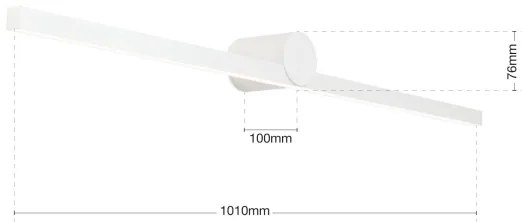 Orion Soff 3-585-LED Fürdőszobai tükörmegvilágítás BEAUTY LED/24W/230V 101cm IP54 fehér