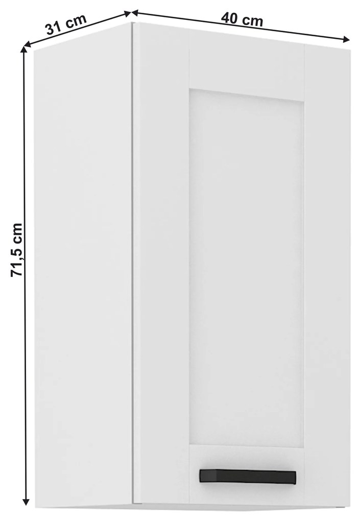 Felsőszekrény  Lesana 1 (fehér) 40 G-72 1F . 1063902