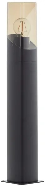 Brilliant - Kültéri lámpa MINOU 1xE27/10W/230V 60 cm IP44 fekete/füstös