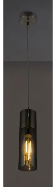 GLOBO 21000HN - Csillár zsinóron ANNIKA 1xE27/25W/230V átm. 10,5 cm króm
