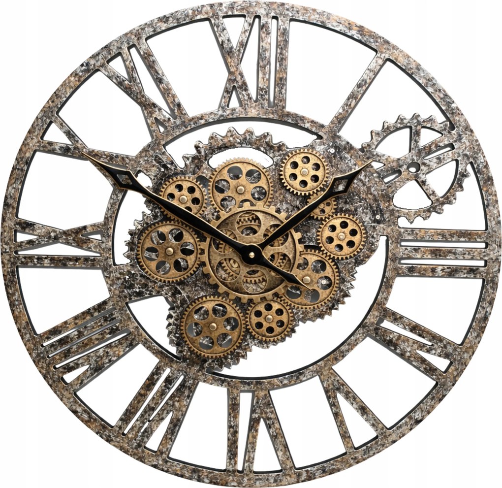 Falióra 57 cm Római számok Mozgatható mechanizmus Vintage Loft Steampunk