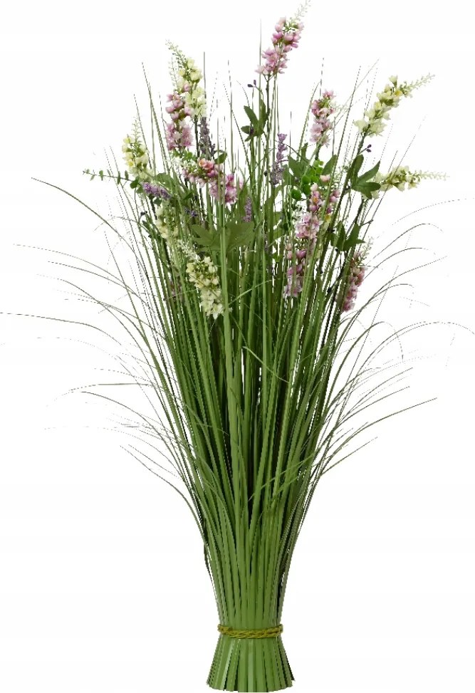 Műfű virágokkal Színes Virágok Tavaszi Dekoráció XL 100cm