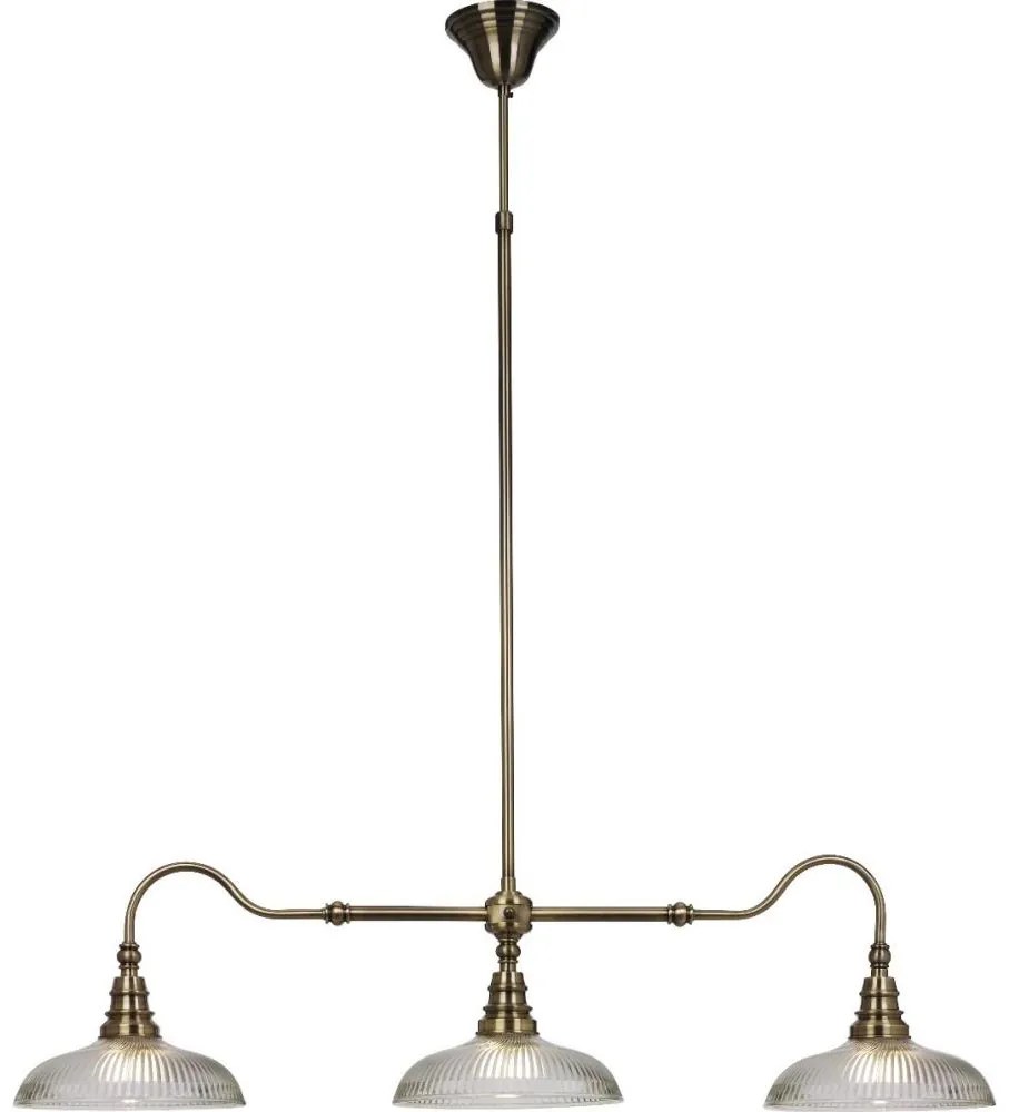 Cottex T9043A - SNOOKER rudas csillár 3xE27/60W/230V