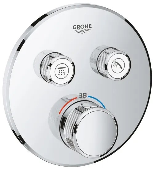 GROHE 29119000 - GROHTHERM SMARTCONTROL termosztát, fényes króm