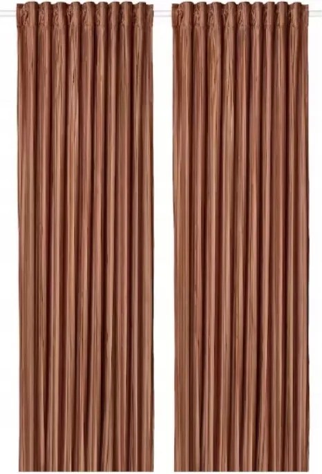 Ikea Eldtorn Sötétítő Függöny Barna csíkos 145x300 cm