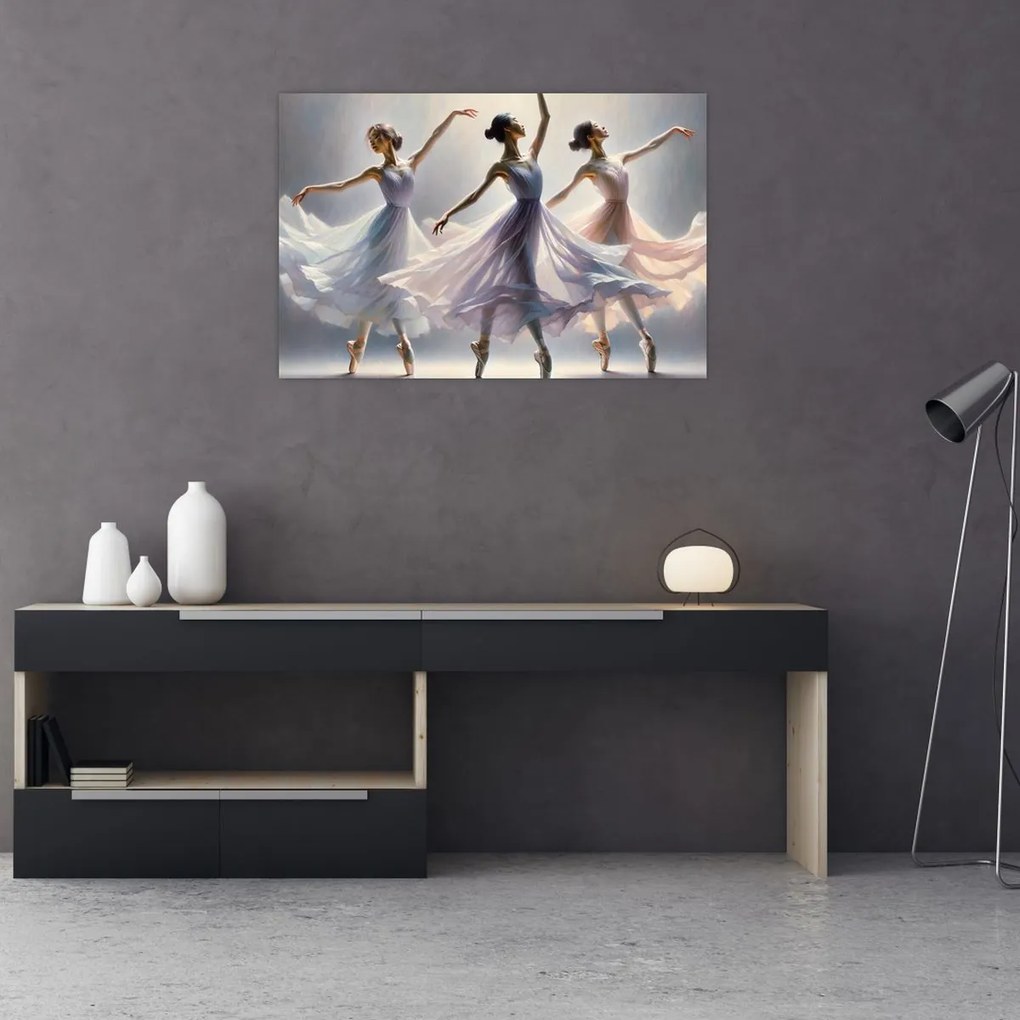 Kép - Három balerina (90x60 cm)