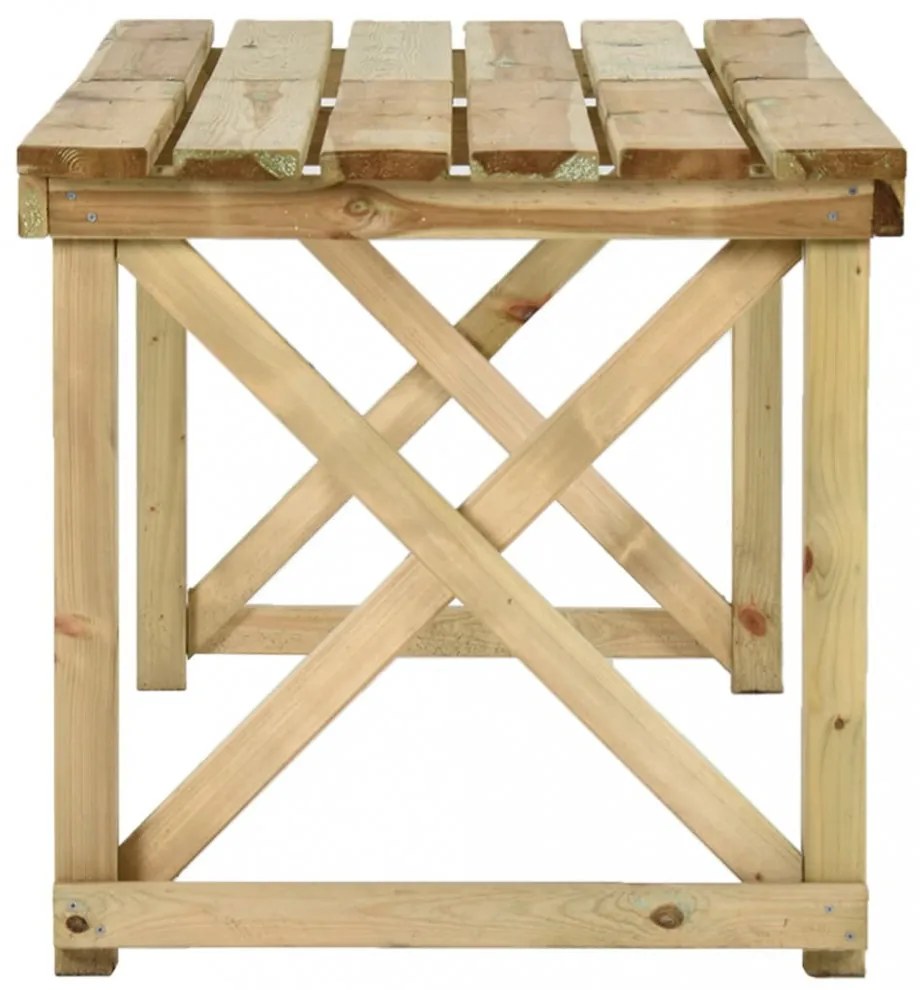 fa kerti asztal 160 x 79 x 75 cm