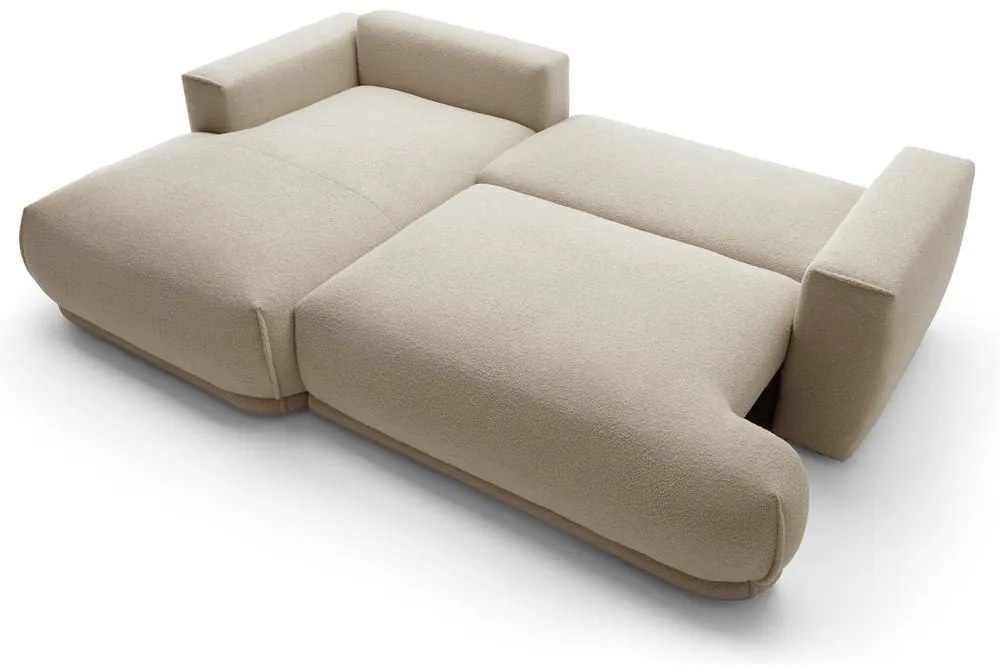 Sarokkanapé Dita mini (B) (világos bézs + fekete). 1100331