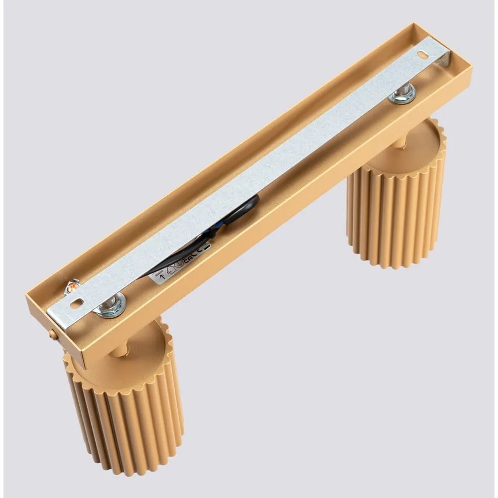 Aranyszínű spotlámpa 6,5x30 cm Gleam – Sollux