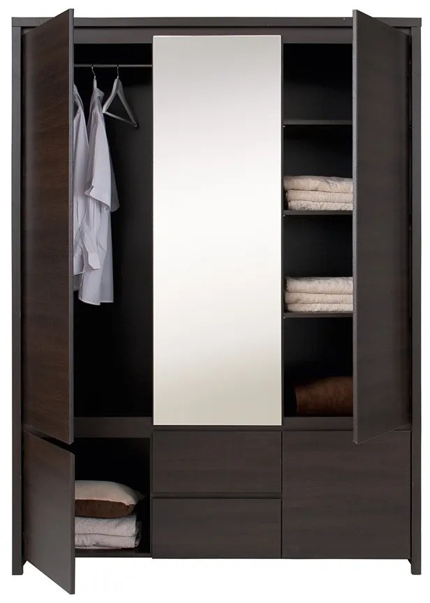 Ruhásszekrény Kasey SZF5D2S (Wenge). 735091