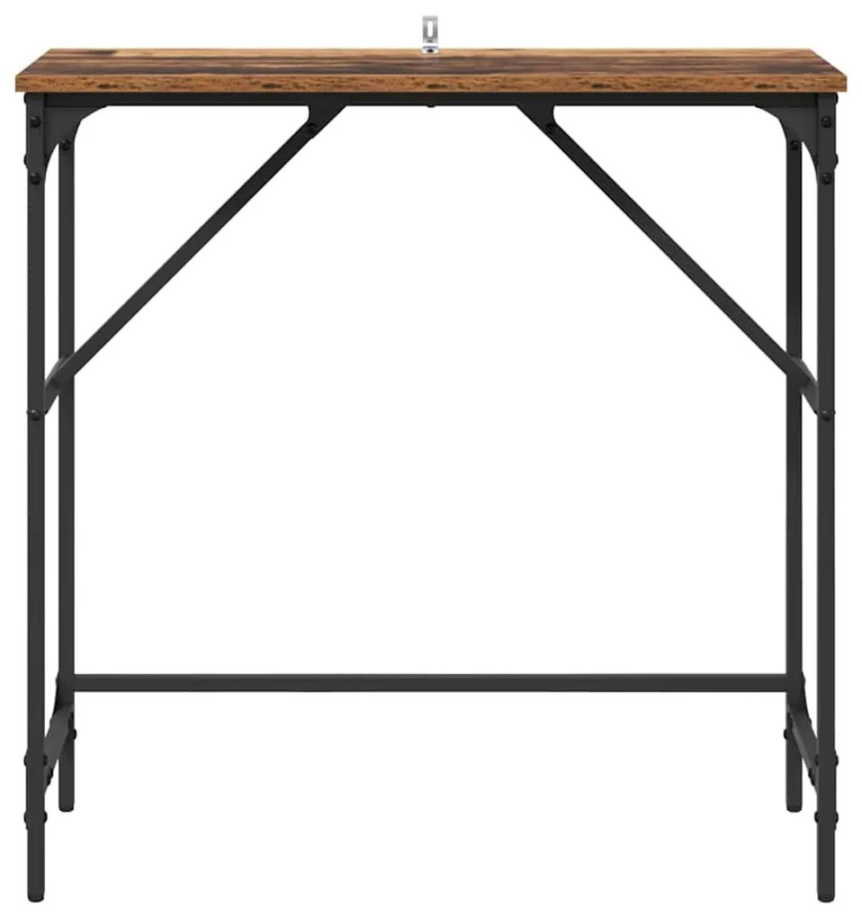 Konzolasztal Régi fa 75 x 32 x 75 cm Faanyag