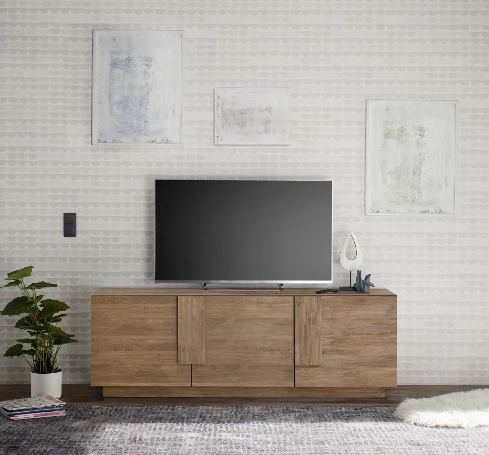 Jupiter 3 ajtós TV állvány mercure tölgy 182 cm