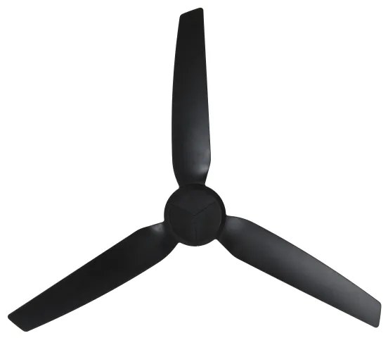 Lucci air 21616349 - Mennyezeti ventilátor POLIS IP55 fekete + távirányítás