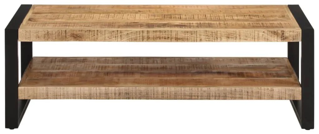 Tömör mangófa dohányzóasztal 120 x 55 x 40 cm