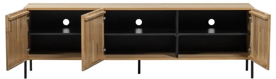 Natúr színű tölgyfa TV-állvány 180x56x46 cm Bono – WOOOD