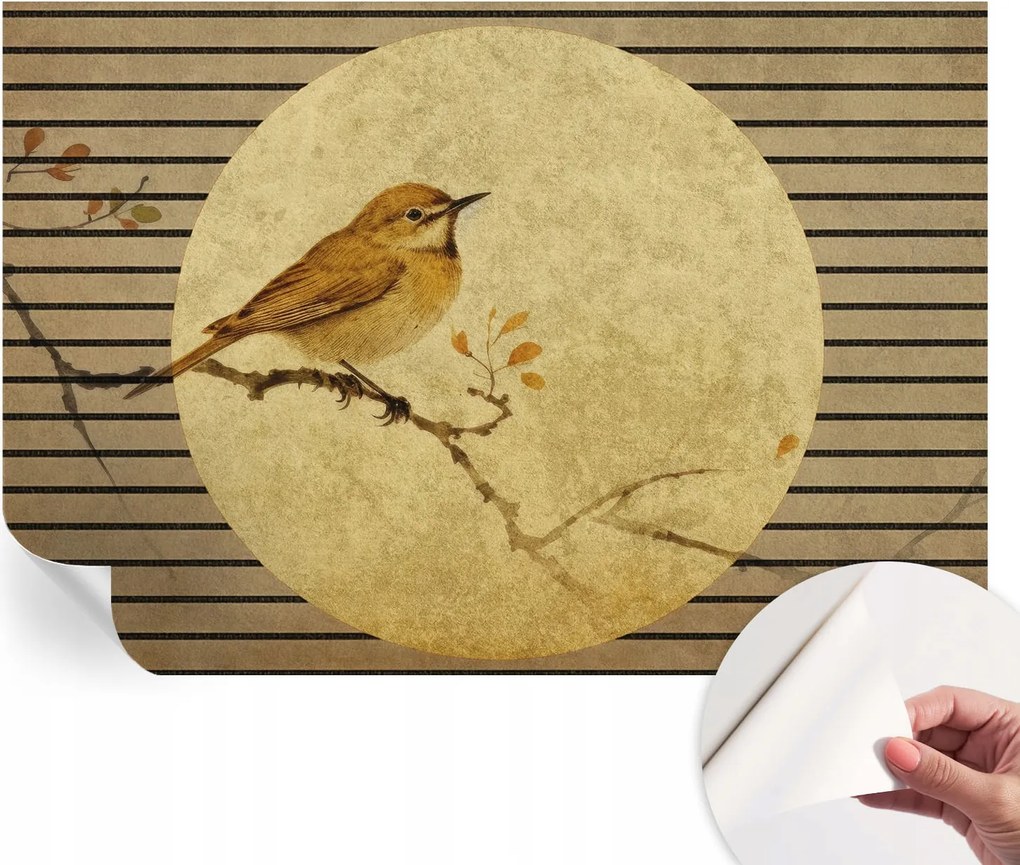 Öntapadós Dekoratív Fotótapéta Hálószobába Madár harmónia 152x104 cm