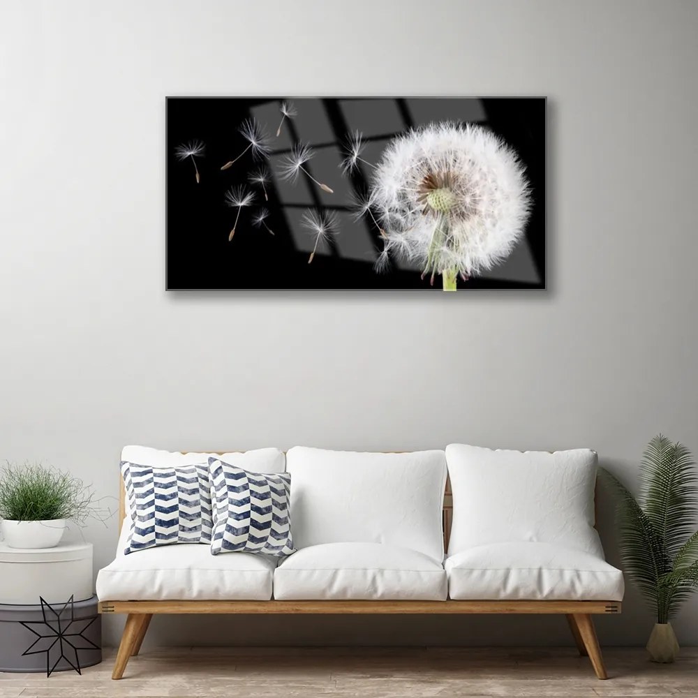 Fali üvegkép Pitypang 120x60cm