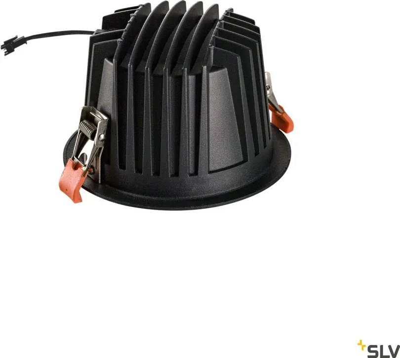 SLV 1004040 NUMINOS DL XL Fürdőszobai Beépíthető Lámpa Fehér, Fekete LED IP44