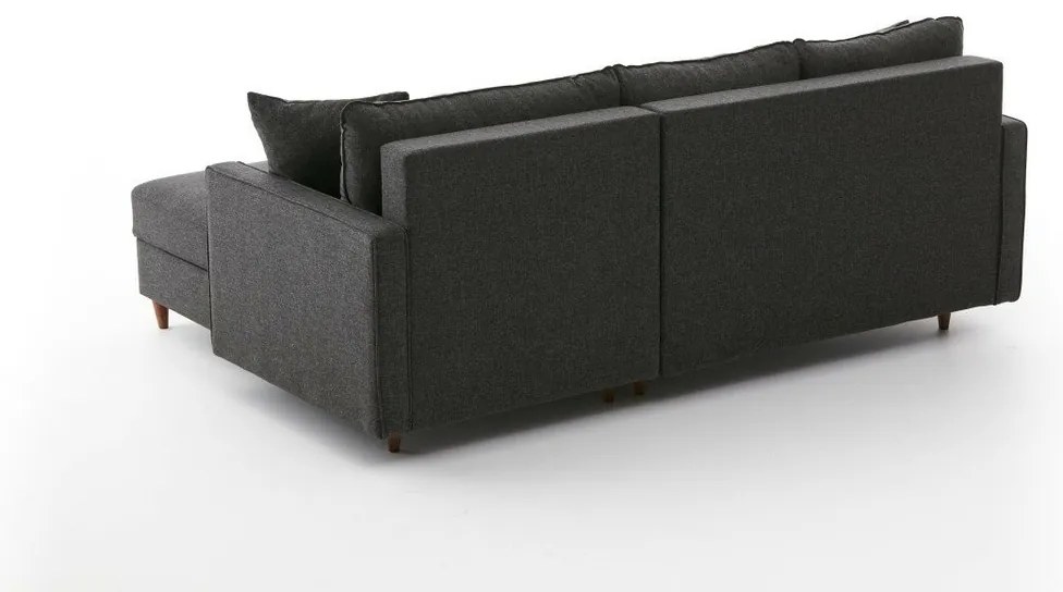 Eva Right Anthracite kinyitható kanapé