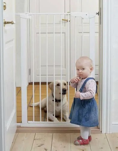 Babydan Premier PET GATE magas rács 73-80 cm, fehér