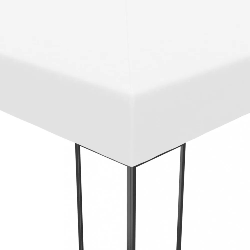 fehér pavilon 6 x 3 m