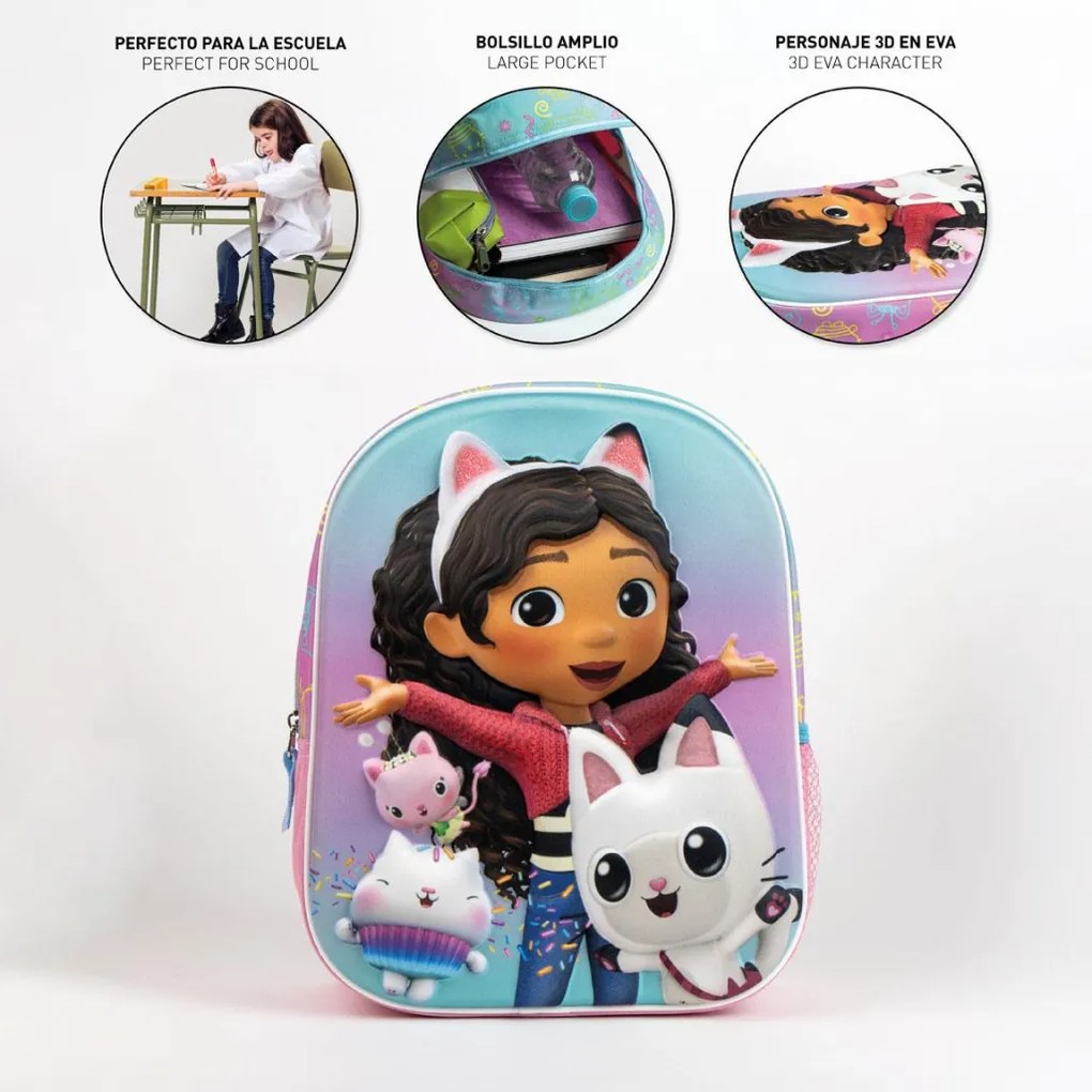Gabi babaháza Fun 3D hátizsák, táska 31 cm