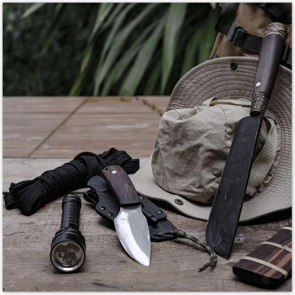 Poszterek 30x30 Túlélő kés túlélés