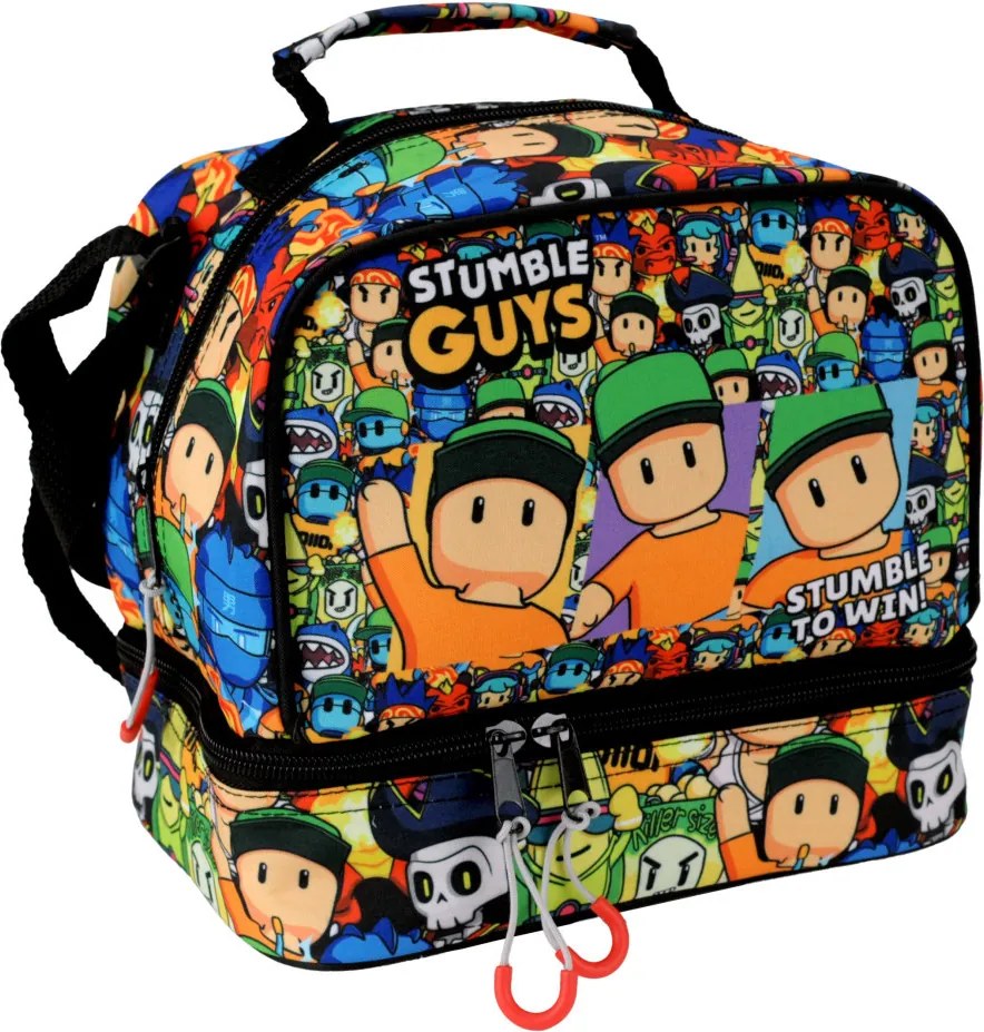 Stumble Guys Race thermo uzsonnás táska 21 cm