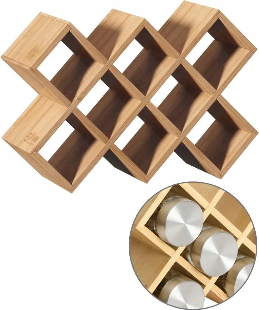 Befőttesüveg tároló rendszerező Fűszerek Konyhai állvány dekoratív