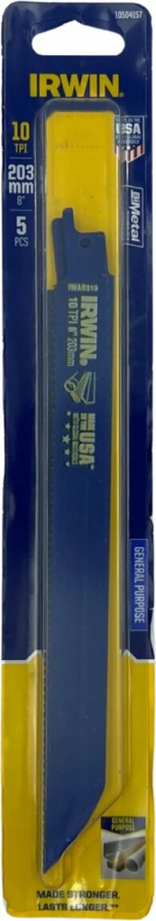 Irwin Szablyafűrészlap Fa Róka Fém Szablyafűrészhez 200 5db