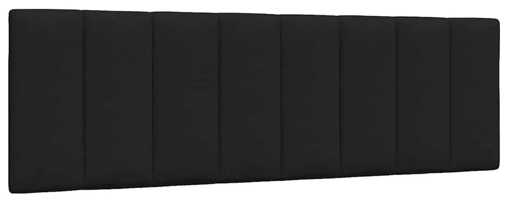 fekete szövet fejtámla párna Hanko 160 cm