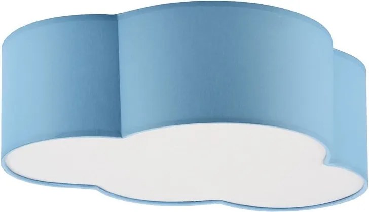 TK LIGHTING 6074 CLOUD Ernyős Mennyezeti Lámpa Fehér, Kék E27 IP20