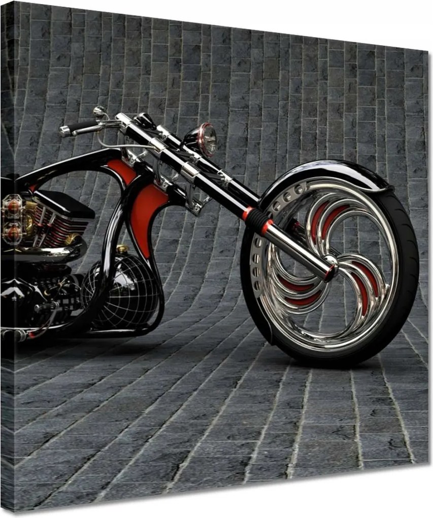 Vászonkép 30x30 Chopper Motorkerékpár Motor