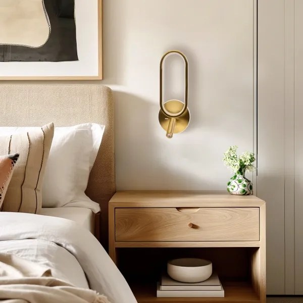 LED Fali lámpa MONET LED/13W/230V + LED/2W 3000/4000/6000K arany