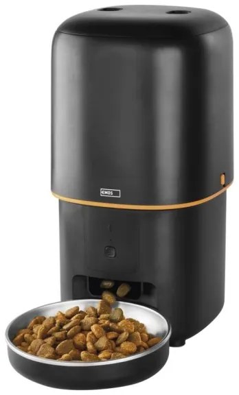 Automata etető 4 l/5V/3xD fekete Wi-Fi