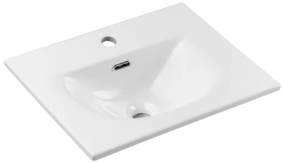 COMAD COMAD SKY 3 50CM ( E-8099-3-50 ) - Beépíthető mosdó SKY 51x40 cm fényes fehér CM0033